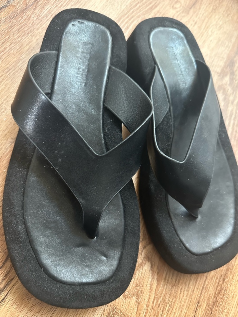 Cult avenue black platform flip flops - Picture 2 of 5